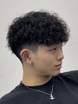 フィフスパーク(fifth PARK)&nbsp;渋谷スペインカールラルフカール刈り上げ高めツーブロックメンズ