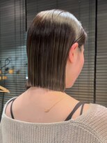 オーガニック アトリエ 大宮(organic+atelier)&nbsp;◎冬の小顔ボブ×透明感グレージュ◎30代40代美人ヘア