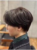 センターパート/ニュアンスパーマ.20代30代40代