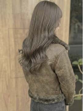 ニコリヘアワークス(nicori hair works) ロング×ミルクティーベージュ3