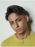 短髪 アップバング メッシュ ハイライト リバースアップバング