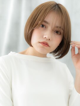 ドクターズサロン LAB 小山店 髪質改善ブリーチ切りっぱなし立体感こなれボブt小山20代30代