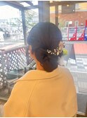 お呼ばれヘアアップ