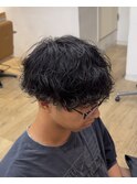 波巻きシャドウパーマ