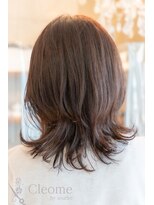 クレオメ 田町店(Cleome)&nbsp;ピンクベージュレイヤーイメチェン前髪フェイスレイヤー暗髪美髪