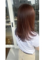 プロスプロカ(Pros-Proca)&nbsp;ミディアムヘアのピンクブラウンカラー