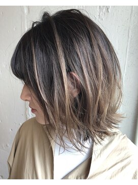 エイト 福岡天神店(EIGHT fukuoka) 【EIGHT福岡】nabe_コントラストバレイヤージュモカベージュ