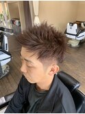 ツーブロックショート