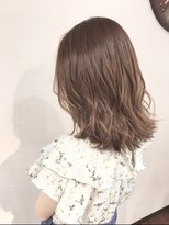 ブルー(BLUE)&nbsp;《Blue》#愛されピンクベージュ#ゆるふわ外ハネミックス