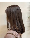 ココアブラウン/まとまりロブ/30代40代