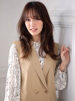 ロア(Loah)&nbsp;ゆるやかロングレイヤー/ブラウンベージュ/グレーベージュ