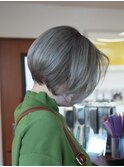 白髪を活かすカラー