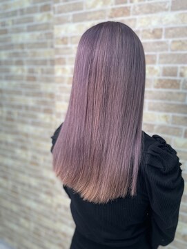 スキル 水戸(SKILL) ファミニティーパープル 髪質改善☆ハイトーンカラー