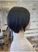 丸みショートヘア