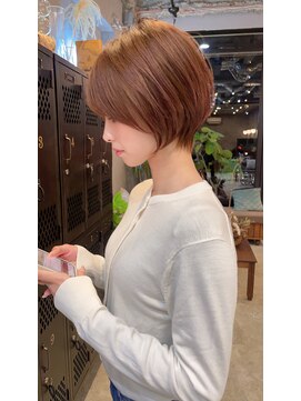 ロンドカスティーヨ 四日市(Lond castillo) 【廣田】丸みくびれショート ベージュカラー