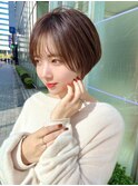 ボブ/黒髪/グレー/韓国ボブ/髪質改善[鹿児島中央駅]