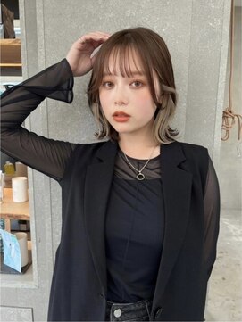 ロンドカスティーヨ 四日市(Lond castillo) 【futaba】外ハネボブ/インナーカラー/ボブルフ