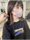 似合わせ小顔ミディアム× インナーカラー デザインカラー