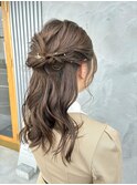 ゆるハーフアップStyle♪