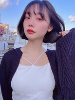 ナループロア ルームー(Nalu pu loa ROOMOO)&nbsp;内巻きタンバルモリ/タッセルカット/内巻きボブ/レイヤーボブ