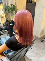 ルモ(Lumo)&nbsp;【KATSUYA】コーラルピンク×エンドカラー×ミディアムレイヤー