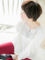 モッズ ヘア 福岡姪浜店(mod's hair)&nbsp;mod's姪浜/グレージュアッシュ小顔補正カットフェザーショートi