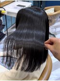 リタッチ縮毛矯正でも綺麗に！☆美髪ボブ/美髪縮毛矯正[北千住]