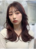 大人韓国くびれヘアレイヤーカット20代30代40代ボブルフ小顔前髪