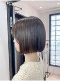 透明感カラー×ワンレンボブ【横浜】