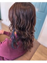 ヘアアトリエ ナイン(hair atelier nine)&nbsp;メルティーカラー/似合わせカット/ウェーブミディアム/福島市