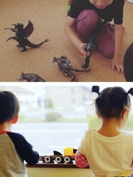ノット 成田公津の杜(Knot)の写真/【キッズスペース有り】お子様同伴・お隣の席にご案内&キッズカット☆親子で″美容室タイム″を満喫