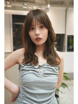 シーク バイ ベル 千葉(Seek by Belle) レイヤーカット/オリーブベージュ/顔周りカット