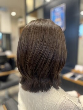 アバーブザビューティーアイランド(Above the beauty island) 30代40代50代◎シフォンレイヤーボブ/ショコラブラウン