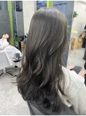 ブリーチなしダブルカラー☆オリーブグリーン☆20代30代40代