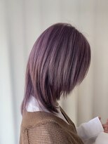 アソビ 表参道(ASOBI)&nbsp;ネオウルフ　パープルヘア　ハイトーン 学割U24