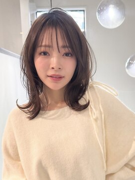 ロンドエニカ 大宮(Lond enika) 大人ガーリー/ダークアッシュ/似合わせ/レイヤーショート☆207