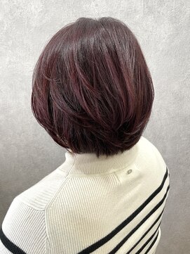 グラビートーキョー(GRABY tokyo) ラベンダーピンク×ローレイヤーボブ