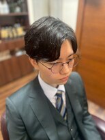 ケースタイル ヘアスタジオ 神保町店(K STYLE HAIR STUDIO)&nbsp;フェザーパーマ/メンズパーマ/束感/ツーブロック/理容室