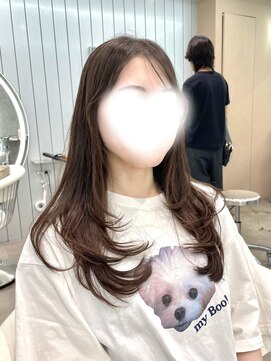 グローアイヴィ 大宮(GLROW IVY) ▼ブラウンカラーレイヤーカットふんわりヘア