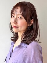 ラフ フロム ガーデン(Laf from GARDEN)&nbsp;くびれミディアム/レイヤー/顔周り/小顔/ベージュ/20代30代