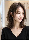 ミディアム/顔まわり似合わせカット