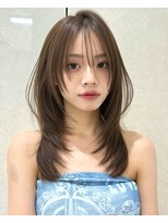 アイトーキョーエス 渋谷(AI TOKYO S)&nbsp;ハッシュカット/ミディアムレイヤー/シャギー/透明感カラー/渋谷