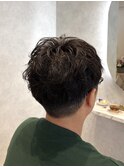 メンズショート×ナチュラルパーマ×船橋×塚田駅