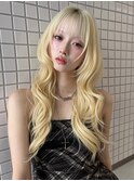 ロングレイヤーハッシュカット
