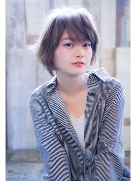 シエナ 渋谷(Siena) Siena ボサふわショートxアイスグレージュ