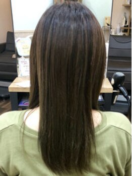 ヘアースパ ドルチェ(HAIR SPA DOLCE)の写真/クセやうねりを自然に伸ばすケラチントリートメントがおススメ♪《ダメージレス/ツヤ髪》を叶えます◎