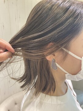 ラ ブランシュ 大宮(La Blanche) 20代30代40代前髪イヤリングカラーイメチェンラベンダーカラー