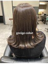 ティオル(Tioll) 暗髪グレージュカラー