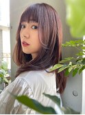 ローレイヤー 暖色カラー 大人可愛い 表参道 20代30代40代