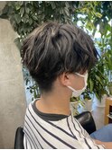 コンマヘア/アップバング/ツーブロック/パーマ/刈り上げ/TOKIO